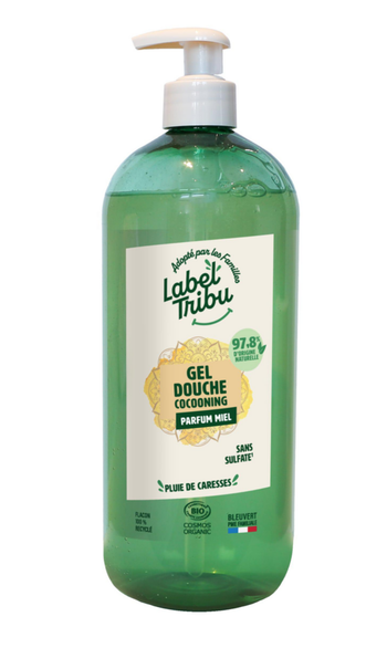Visuel 1 du produit Gel douche cocooning bio Label Tribu - 1 L