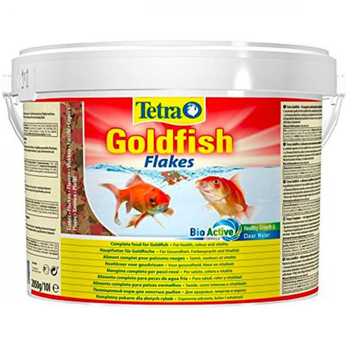 Visuel 1 du produit Flocons pour poissons, enrichis, TETRA Goldfish - contenance 10L et 2,05kg