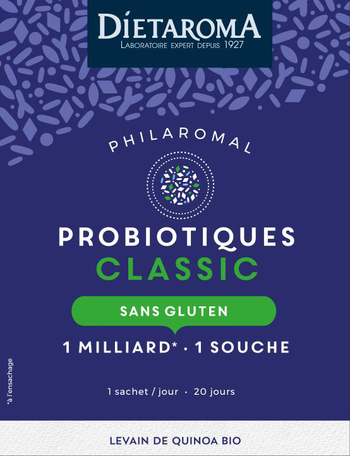 Visuel 1 du produit Complément alimentaire sans gluten probiotique classic Dietaroma Philaromal - 20 sachets