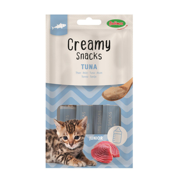 Visuel 1 du produit Friandise en crème pour chaton thon Bubimex Creamy x 4 - 60 g