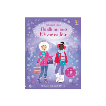 Visuel 1 du produit Livre J'habille mes amies "L'hiver en fête", Ed USBORNE
