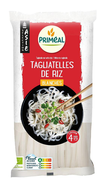 Visuel 1 du produit Tagliatelles de riz blanches bio Primeal - 400 g