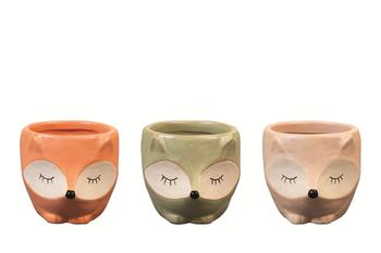 Visuel 1 du produit Cache-pot baby renard Furry - Ø 9 x H 8 cm