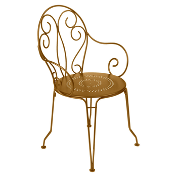 Visuel 1 du produit Fauteuil Montmartre coloris marron en acier Fermob - 56 x 48 cm