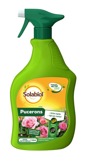 Visuel 1 du produit Traitement insecticide pucerons prêt-à-l'emploi Solabiol - 750 ml