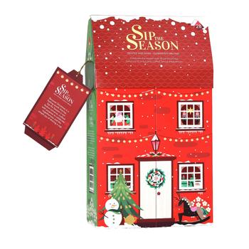 Visuel 1 du produit Coffret assortiment de 10 thés et infusions bio Sip The Season Le cottage - les 28 sachets