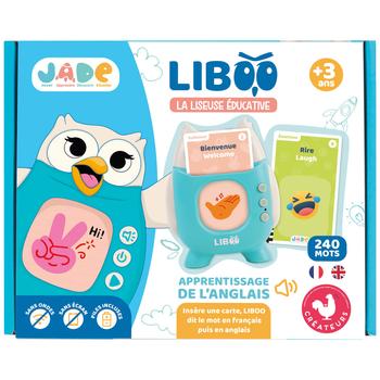 Visuel 1 du produit Liseuse éducative apprentissage de l’anglais Jade Liboo - 120 cartes