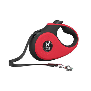 Visuel 1 du produit Laisse sangle rétractable rouge pour chien 5 m