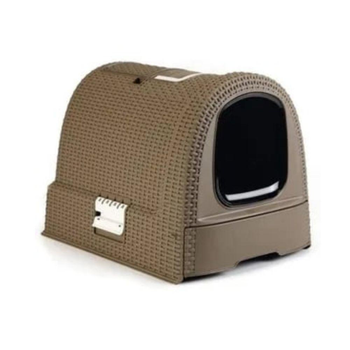 Visuel 1 du produit Maison de toilette pour chat Curver® beige