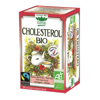 Visuel 1 du produit Tisane cholestérol bio en boite de 32 g