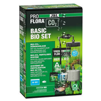 Visuel 1 du produit Système de fertilisation bio au CO2 pour plantes en aquariums d’eau douce de 40 à 80 litres JBL Proflora CO2 Basic Bio Set
