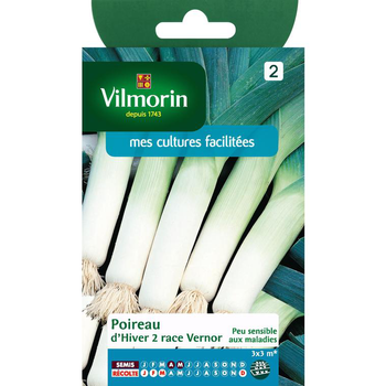 Visuel 1 du produit Graines de poireau hiver race vernor Vilmorin - graines à semer