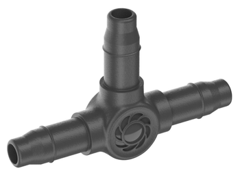 Visuel 1 du produit Dérivation en T 3/16 Easy & Flexible coloris noir Gardena - 4,6 mm (boîte de 20)