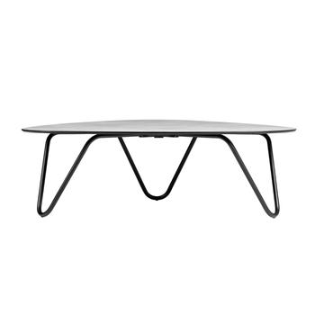 Visuel 1 du produit Table basse Cocoon ciment coloris noir en HPL Lafuma - 96 x 102 x 33 cm