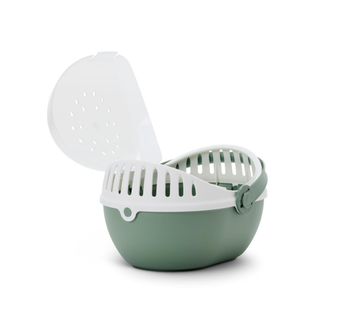 Visuel 1 du produit Panier de transport vert Elmo Savic modèle médium - 30,5 x 24,5 x 20,5 cm