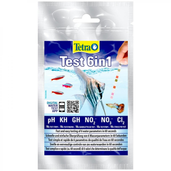 Visuel 1 du produit Bandelettes de tests d'eau 6 en 1, TETRA - pack de 10