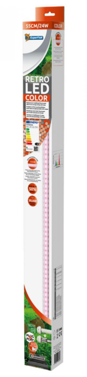 Visuel 1 du produit Rampe lumineuse multicolore SUPERFISH RetroLED - 55cm