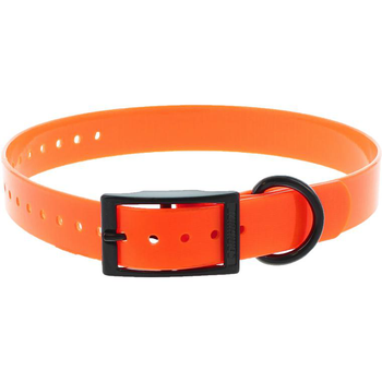 Visuel 1 du produit Collier pour chien en polyuréthane coloris orange boucle double Canihunt Xtreme - 2,5 x 0,25 x 65 cm