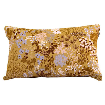 Visuel 1 du produit Coussin extérieur champêtre en tissu coton/mousse polyester coloris Zenith Fermob Bouquet sauvage - 68 x 44 cm
