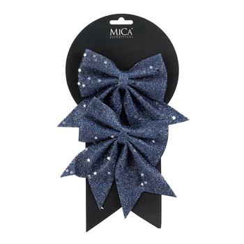 Visuel 1 du produit Ensemble de 2 nœuds bleus - 12 x 13 cm
