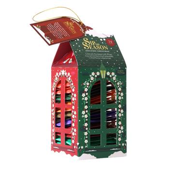 Visuel 1 du produit Coffret lanterne avec assortiment de 8 thés et infusions bio Sip The Season - les 24 sachets