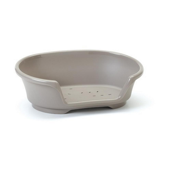 Visuel 1 du produit Corbeille pour chien en plastique gris Savic modèle Cosy Air 90 cm (fond du panier) - 104 x 70 x 30 cm