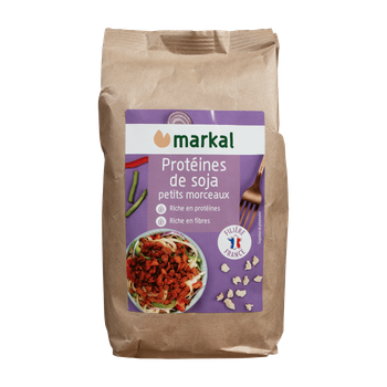 Visuel 1 du produit Protéines de soja bio en petits morceaux - 175 gr