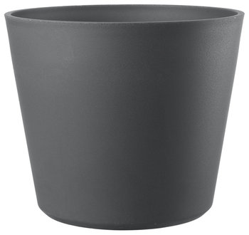 Visuel 1 du produit Pot en plastique injecté coloris gris Deroma Origin Vaso grigio - Ø 29 x H 24 cm