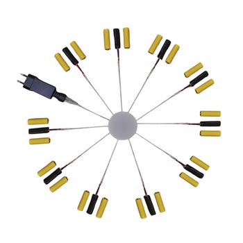 Visuel 1 du produit Adaptateur transformateur pour piles 4,5V 10x3AA coloris noir indice de protection IP20