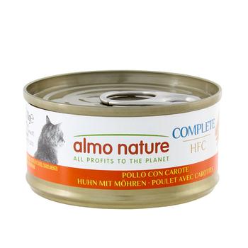 Visuel 1 du produit Pâtée pour chat complète HFC au poulet et carotte Almo Nature - 70 g