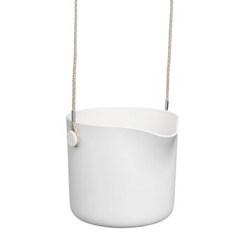 Visuel 1 du produit Cache-pot suspension B.for Swing coloris blanc en plastique injecté Elho -  Ø 18 x 17 cm