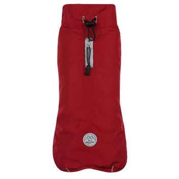 Visuel 1 du produit Imperméable pour chien rouge polyester Basic Wouapy – Taille M