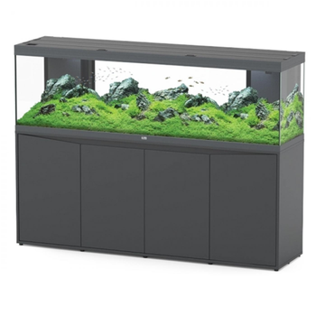 Visuel 1 du produit Aquarium tout équipé gris anthracite mat AQUATLANTIS AQUARIUM Splendid 200 - 604L