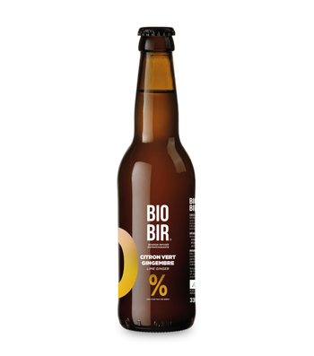 Visuel 1 du produit Bière sans alcool bio Biobir blonde Citron Gingembre - 330 ml