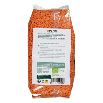 Visuel 1 du produit Lentilles corail bio Markal - 500 g