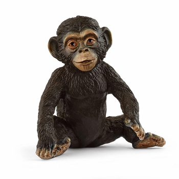 Visuel 1 du produit Figurine jeune Chimpanzé Schleich® - 4,1 x 4,5 x 3 cm