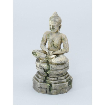 Visuel 1 du produit Statue bayon buddha pour aquarium gris 9x8,5xH17 cm