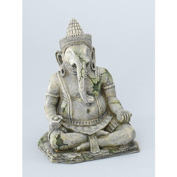Visuel 1 du produit Statue Angkor god pour aquarium gris 13x11,5xH17 cm
