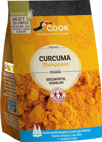 Visuel 1 du produit Curcuma moulu bio Cook - 100 g