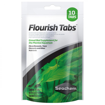 Visuel 1 du produit Comprimés d'engrais pour plantes aquatiques, enrichis en minéraux - SEACHEM Flourish Tabs - 10 unités
