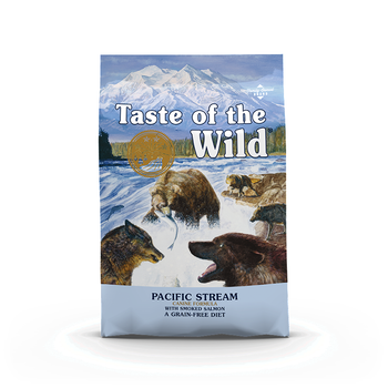 Visuel 1 du produit Croquettes pour chien adulte sans céréales saumon Taste of the Wild Pacific Stream - 12,2 kg