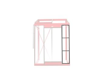 Visuel 1 du produit Porte moustiquaire amovible pour serre ACD - 185,2 x 70,8 cm