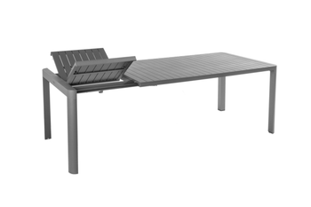 Visuel 2 du produit Table Filao coloris gris en aluminium Bizzotto - 180/240 x 100 cm