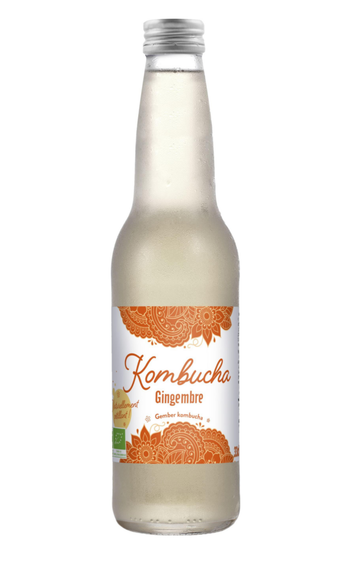 Visuel 1 du produit Kombucha Gingembre bio en bouteille Vitamont - 33 cl