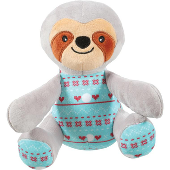 Visuel 1 du produit Peluche pour chien coloris gris Zolux paresseux assis chiquitos - 21 x 12,6 x 19,5 cm