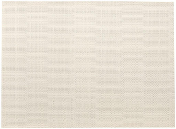 Visuel 1 du produit Set de table neige/argent en PVC tissé Canna - 33 x 45 cm