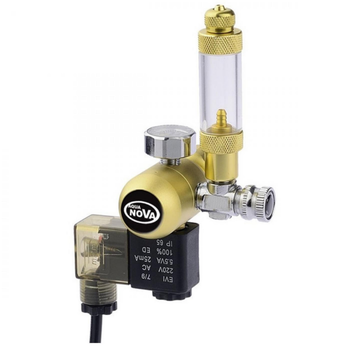 Visuel 1 du produit Détendeur de CO2 avec compte-bulles et électrovanne, AQUA NOVA
