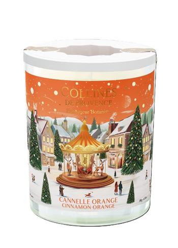 Visuel 1 du produit Bougie parfumée cannelle orange Collines de Provence - 180 g