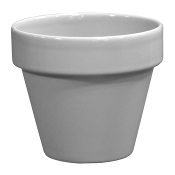 Visuel 1 du produit Pot horticole émaillé gris Ø 14 cm