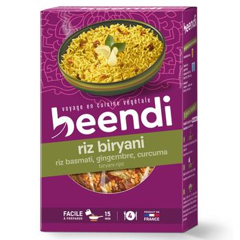 Visuel 1 du produit Riz basmati sauté au curcuma et gingembre Beendi - 250 g